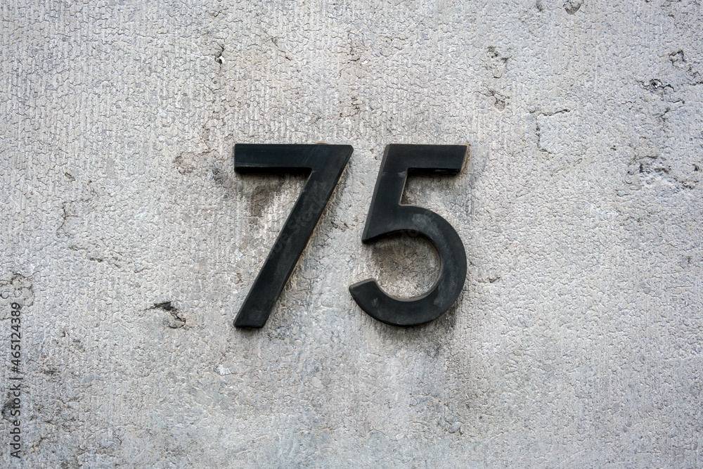 Number 75 Number 75