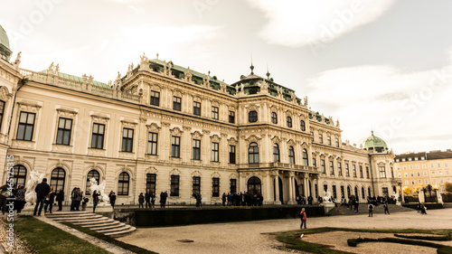 Belvedere Palace in baroque style consisting of two parts on Landstrasse, Vienna, Austria photo