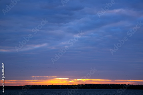 View of beautiful cloudy sk...