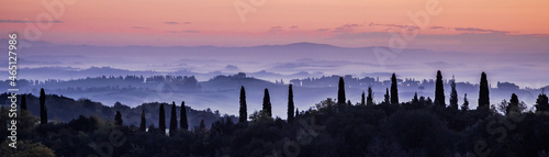 Cypress landscape tuscany