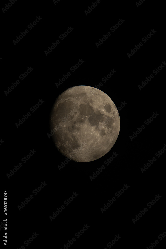 full moon in the night, shadows, black background, easily manipulatable full moon in the night, shadows, black background, easily manipulatable