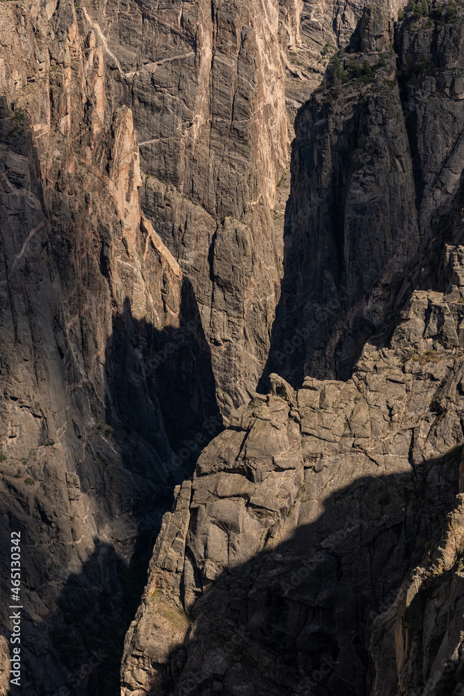 Shadow Light and Rocks Play In Black Canyon Shadow Light and Rocks Play In Black Canyon