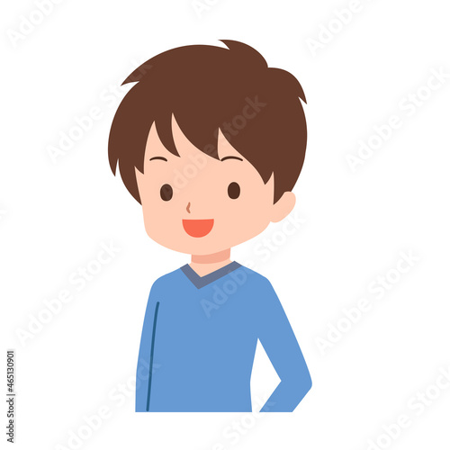色々なポーズの私服の男性のイラスト