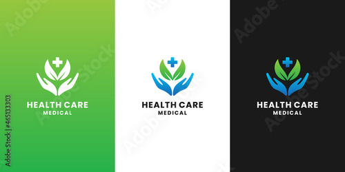 medical health care logo design vector.