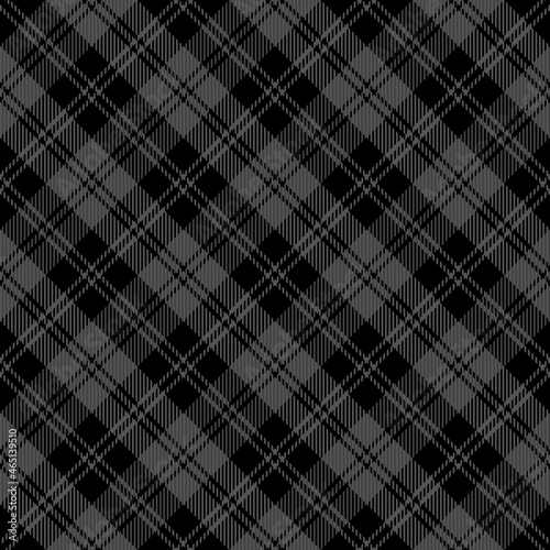 Diagonal tartan Halloween plaid