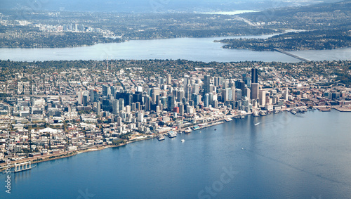Seattle, Washington: Aerial View of the City
