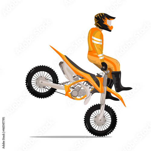 man with helmet sitting on motorcycle helm