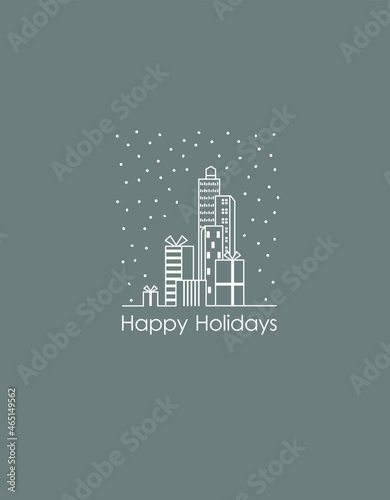 Gift boxes set, Merry Christmas Greeting Cards, Boxes with ribbons, package, frames, borders, Big sale banner template