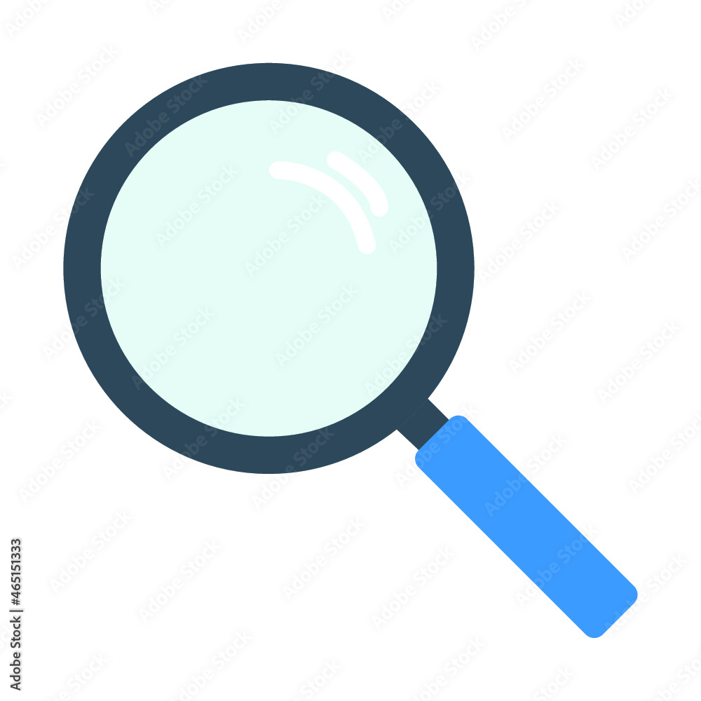 magnifying glass icon insolated. Vector illustration magnifying glass icon insolated. Vector illustration