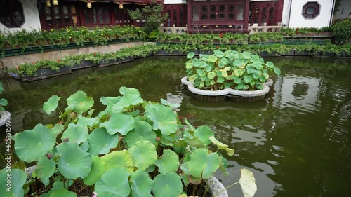 Chenghuang Temple and Yu garden in Shanghai China. Tourism, travel and city concept b-roll footage of Shanghai China