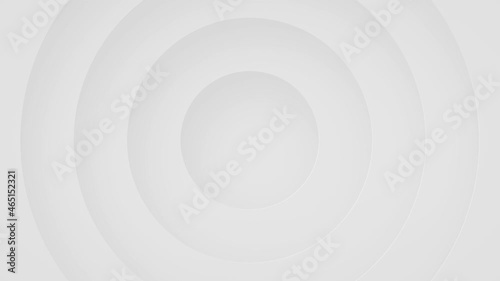 White background, architectural futuristic construction, 3d motion design, layered paper art,4K wallpaper, abstract geometric pattern, circles animation, concentric shapes.
