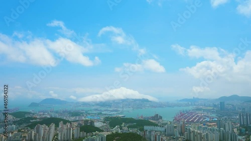 The scenery of Nampo-dong in Busan. photo