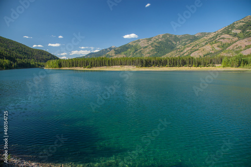 Hungry Horse Reservoir on South Fork Flathead River, Montana