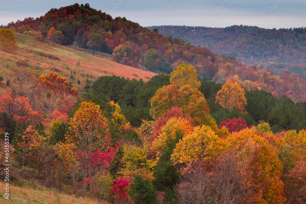 Ozark Mountain Landscapes in Fall