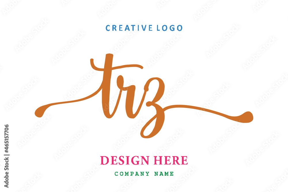 TRZ lettering logo is simple, easy to understand and authoritative TRZ lettering logo is simple, easy to understand and authoritative
