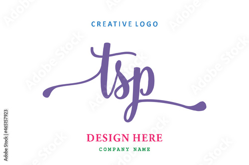 TSP lettering logo is simple, easy to understand and authoritative