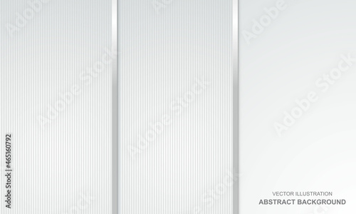 Abstract background white with silver lines modern design