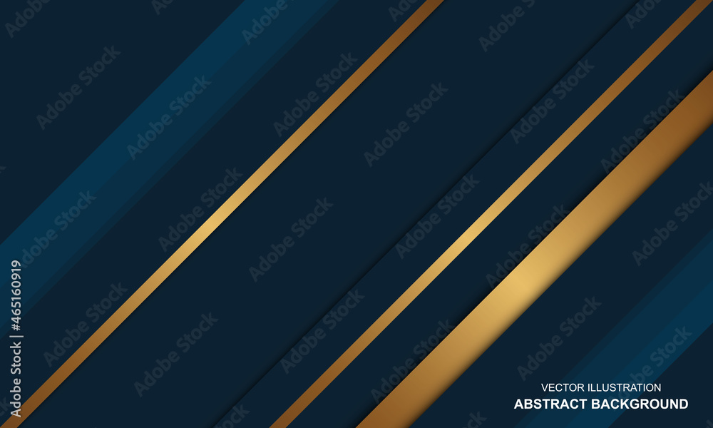 Modern background blue and golden luxury design Modern background blue and golden luxury design