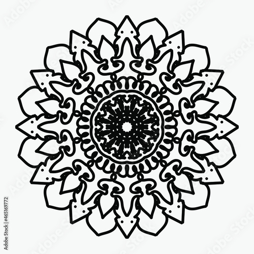 decorative concept abstract mandala illustration