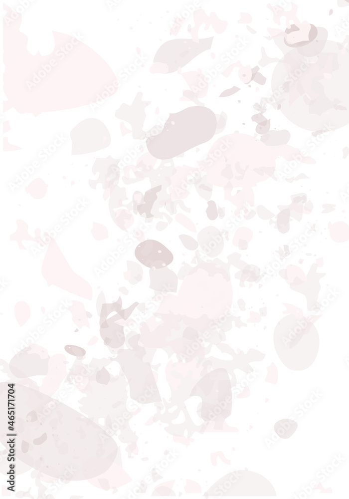Terrazzo modern abstract template. Pink and grey