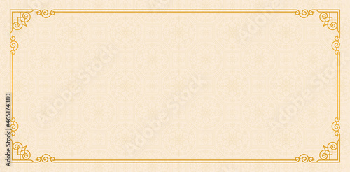 vintage background with frame for text old paper