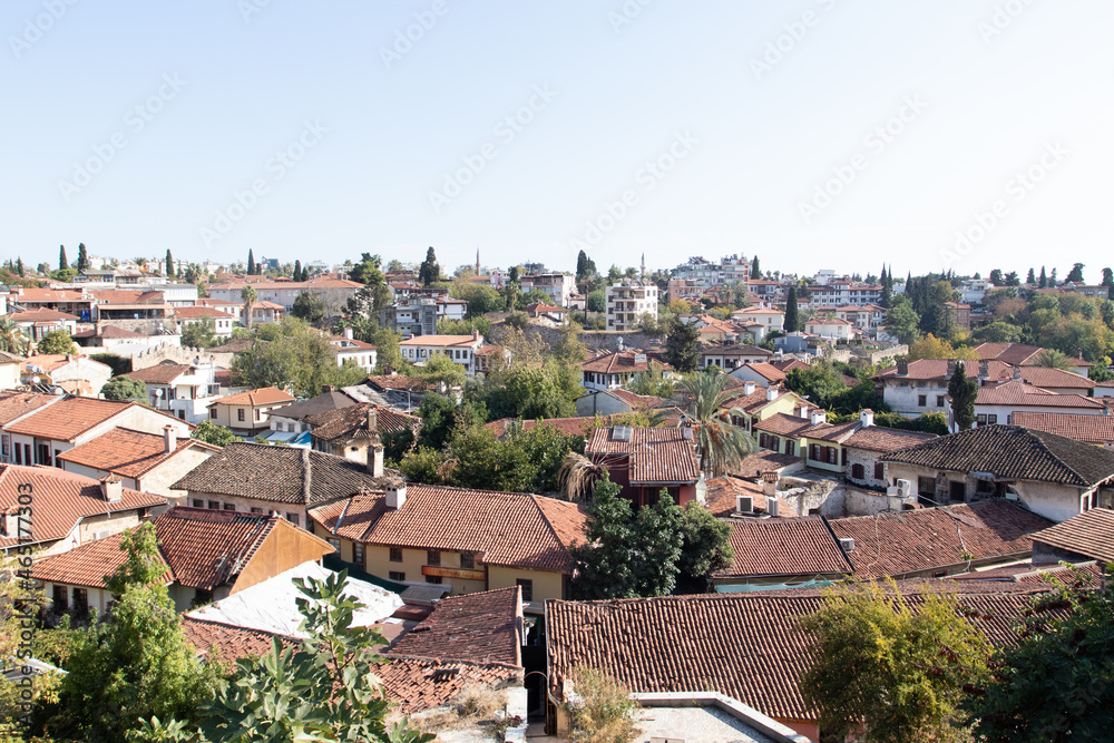 View of the old town of Kaleichi, Turkey.