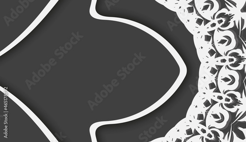 Black background with Indian white pattern and place under your text
