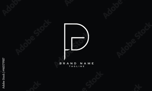 FPG, FG, PG, Abstract initial monogram letter alphabet logo design photo