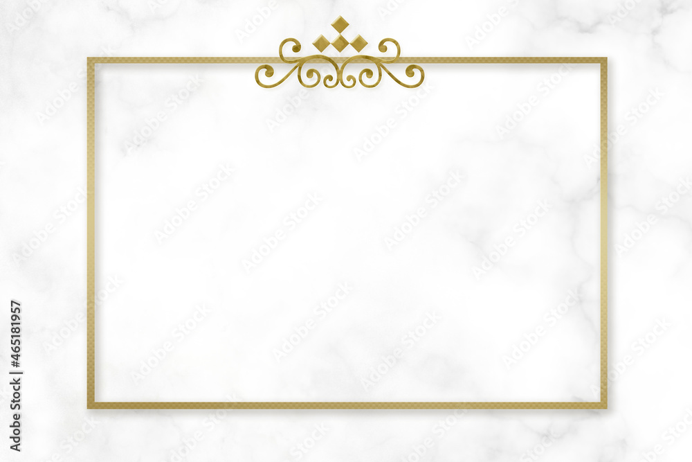 白 大理石 ティアラ 背景 アンティークゴールド ネオクラシカル Stock イラスト Adobe Stock