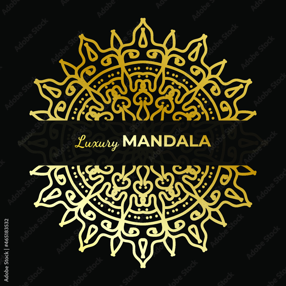 Luxury Ornamental Indian Mandala Design Luxury Ornamental Indian Mandala Design