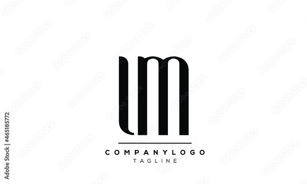 Abstract Letter Initial UM MU Vector Logo Design Templat Abstract Letter Initial UM MU Vector Logo Design Templat