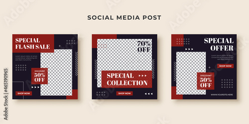 Special collection sale social media post template