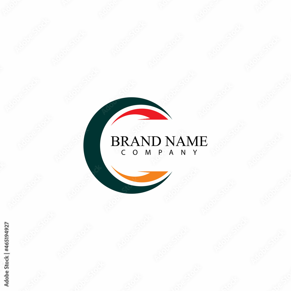 Circle vector flat design template Circle vector flat design template