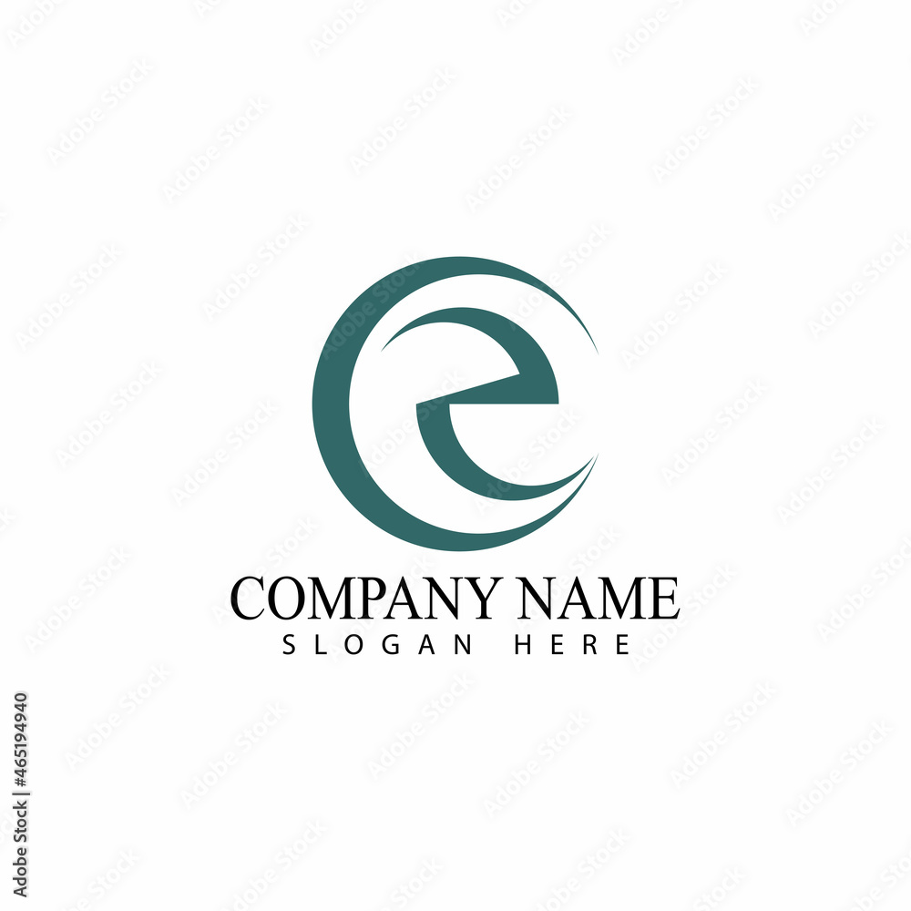 Circle vector flat design template Circle vector flat design template