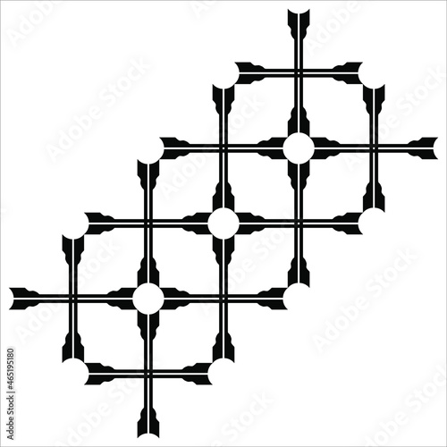Ornamental Decoration for Interior, Exterior, Carpet, Textile, Garment, Cloth, Silk, Tile, Plastic, Paper, Wrapping, Wallpaper, Pillow, Sofa, Background, Ect. Vector Illustration