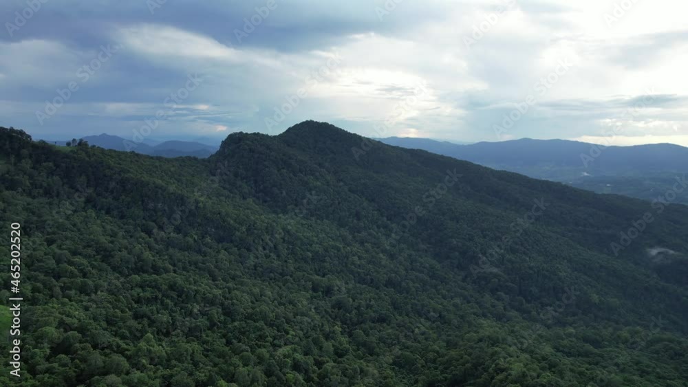 Aerial view of mountains view by drone Aerial view of mountains view by drone