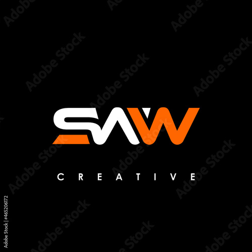 SWW Letter Initial Logo Design Template Vector Illustration