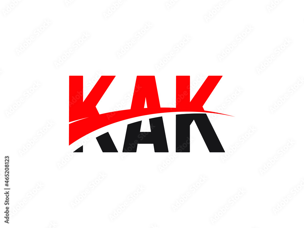 KAK Letter Initial Logo Design Vector Illustration KAK Letter Initial Logo Design Vector Illustration