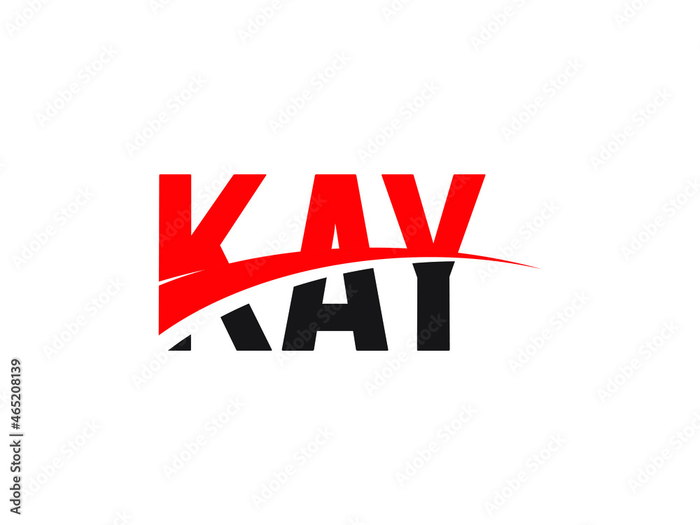 Fototapeta premium KAY Letter Initial Logo Design Vector Illustration
