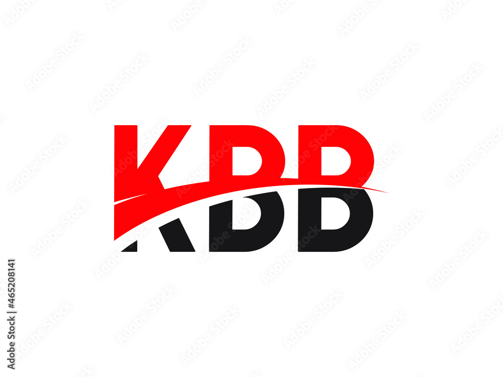 KBB Letter Initial Logo Design Vector Illustration