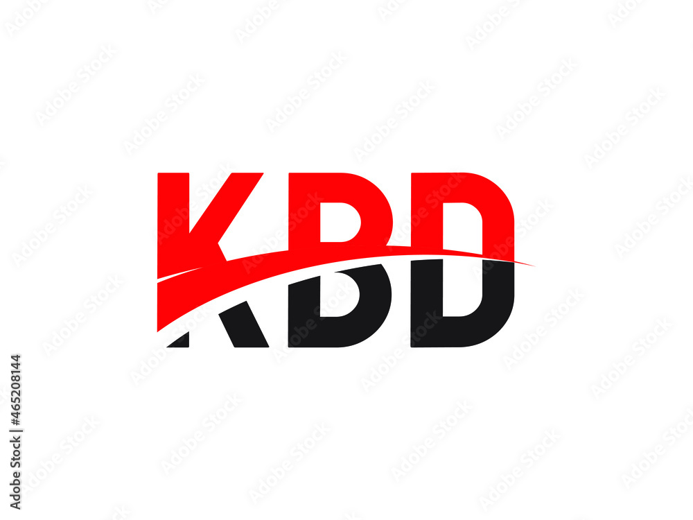 KBD Letter Initial Logo Design Vector Illustration KBD Letter Initial Logo Design Vector Illustration