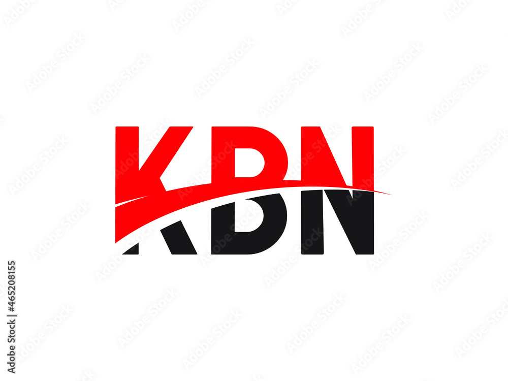 KBN Letter Initial Logo Design Vector Illustration