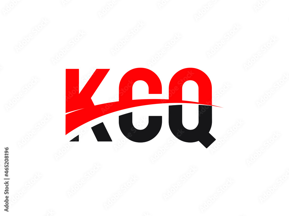 KCQ Letter Initial Logo Design Vector Illustration