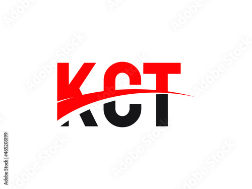 KCT Letter Initial Logo Design Vector Illustration photo