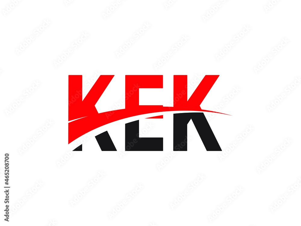 KEK Letter Initial Logo Design Vector Illustration KEK Letter Initial Logo Design Vector Illustration