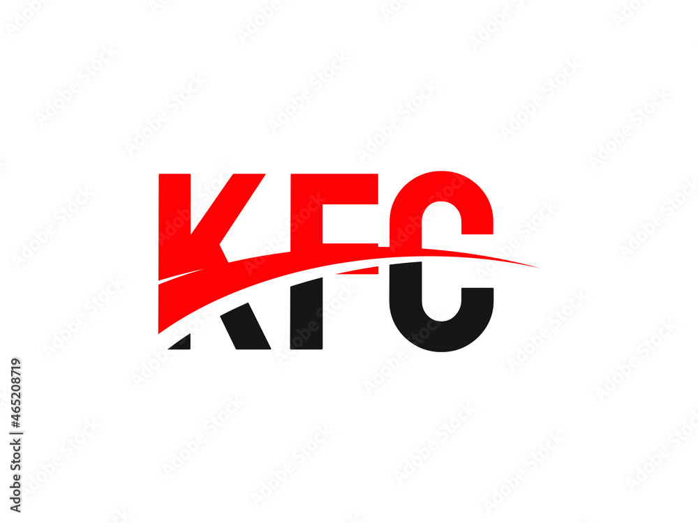 KFC Letter Initial Logo Design Vector Illustration KFC Letter Initial Logo Design Vector Illustration