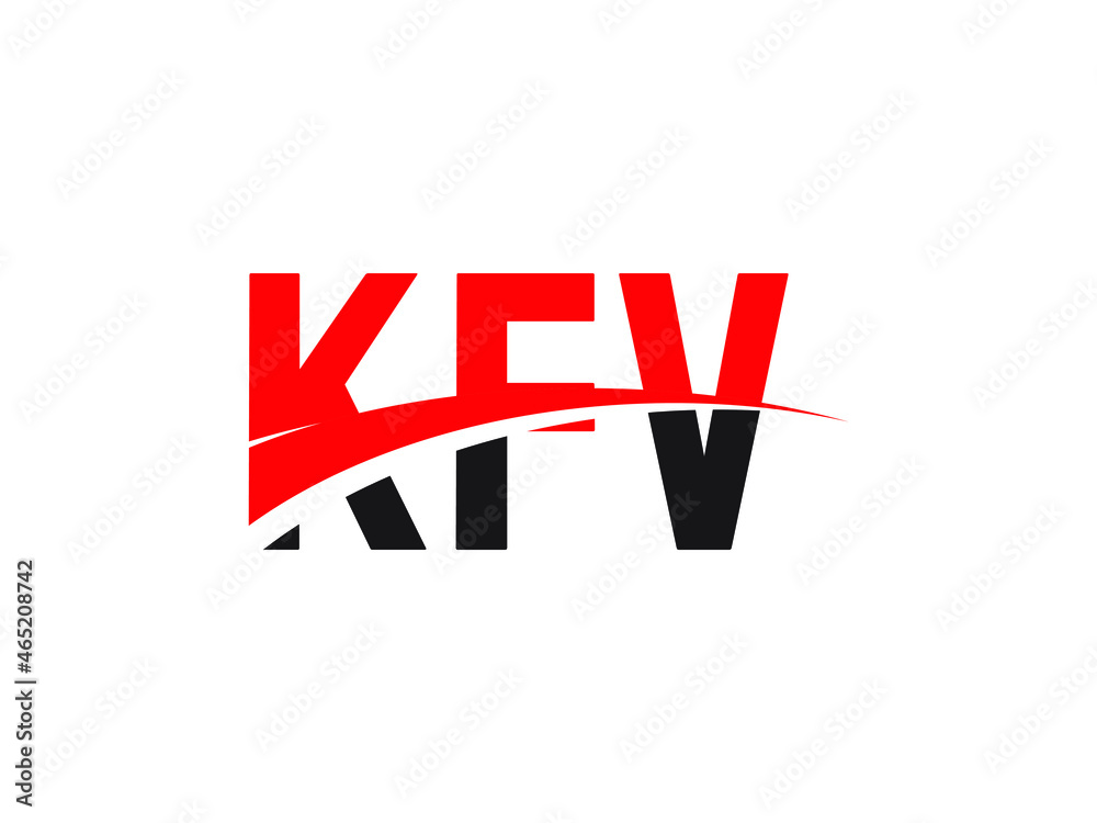 KFV Letter Initial Logo Design Vector Illustration KFV Letter Initial Logo Design Vector Illustration