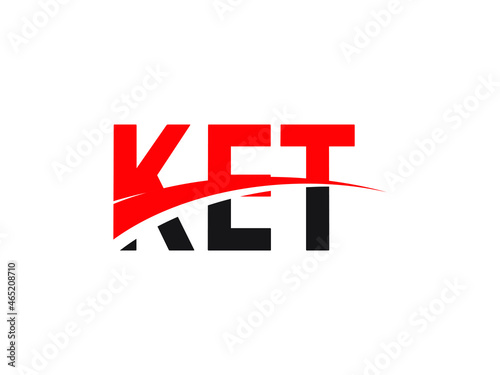 KET Letter Initial Logo Design Vector Illustration