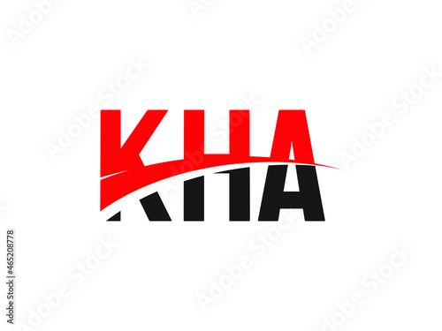 KHA Letter Initial Logo Design Vector Illustration