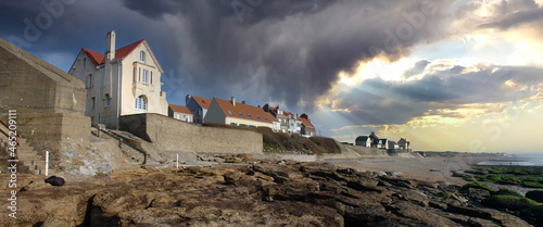 Audresselles - Côte d'Opale en région Hauts-de-France / France 